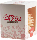 dekora - 12,5 cm jätteblomma - höstdahlia - glutenfri, laktosfri, vegansk - tårtdekorationer för bröllop, födelsedagar och efterrätter - lätt att använda Naty Shop Sugarpaste