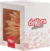 dekora - 12,5 cm jätteblomma - höstdahlia - glutenfri, laktosfri, vegansk - tårtdekorationer för bröllop, födelsedagar och efterrätter - lätt att använda Naty Shop Sugarpaste