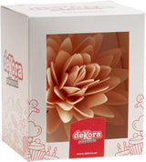 dekora - 12,5 cm jätteblomma - höstdahlia - glutenfri, laktosfri, vegansk - tårtdekorationer för bröllop, födelsedagar och efterrätter - lätt att använda Naty Shop Sugarpaste