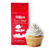 Dekora - Vit sugarpaste fondant 150g - Perfekt för kakor och bakdekorationer - Gluten- och laktosfri - Vaniljsmak - Mjuk, smidig och lätt att forma för kreativa dekorationer Naty Shop White Sugarpaste