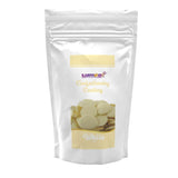 Dekozauber24 couverture droppar, vita, 500g, med vit choklad och vaniljsmak, Deco Melts chips, mikrovågssäker, för cake pops, kakor, tårtor, tårtor, droppande eller glasyr Naty Shop White sugar paste