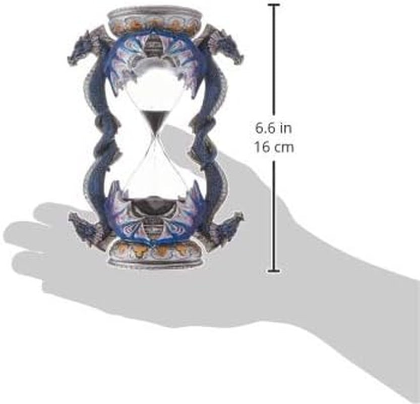 Design Toscano Timglasstaty med gotisk dekoration, polyresin, fullfärg, 15 cm Statyetter och skulpturer Naty Shop