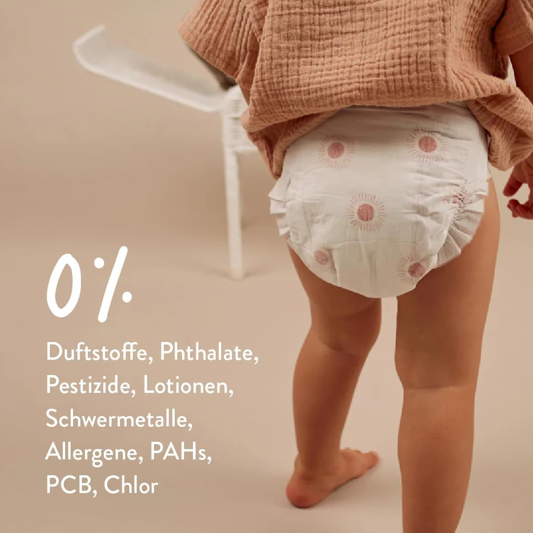 Babyblöjor, storlek 3M (4-8 kg) - 1 påse med 28 - Inga skadliga ämnen, miljövänlig, högabsorberande, lämplig för nattbruk, ultratunn och mjuk - Tillverkad i Danmark