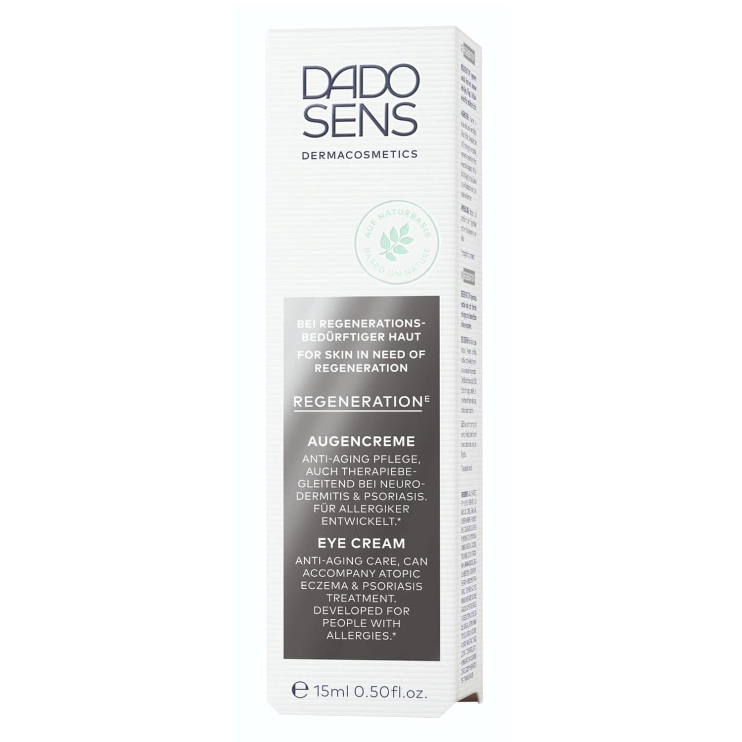 DADO, fuktgivande kräm för mogen hud, 15 ml Cosmetics and Beauty Naty Shop