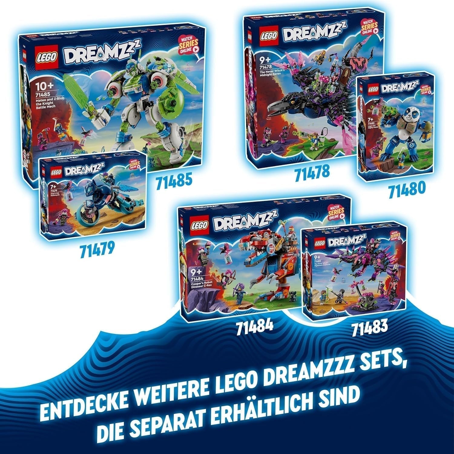 LEGO Dreamzzz 3-i-1 Izzies Drömdjur, Magiskt ägg med Izzy och Dizzy Minifigurer och Djurfigurer, Fantasy Playset, Present för flickor och pojkar 8 år gamla 71481 Byggset Besuche den LEGO-Store