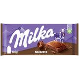 Milka Noisette – alpin mjölkchoklad med delikat och krämig hasselnötsfyllning – 25 x 90g