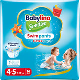 Blöjor Sensitive Swim Pants, för hav och pool, storlek 5-6 (över 14 kg), 84 st.