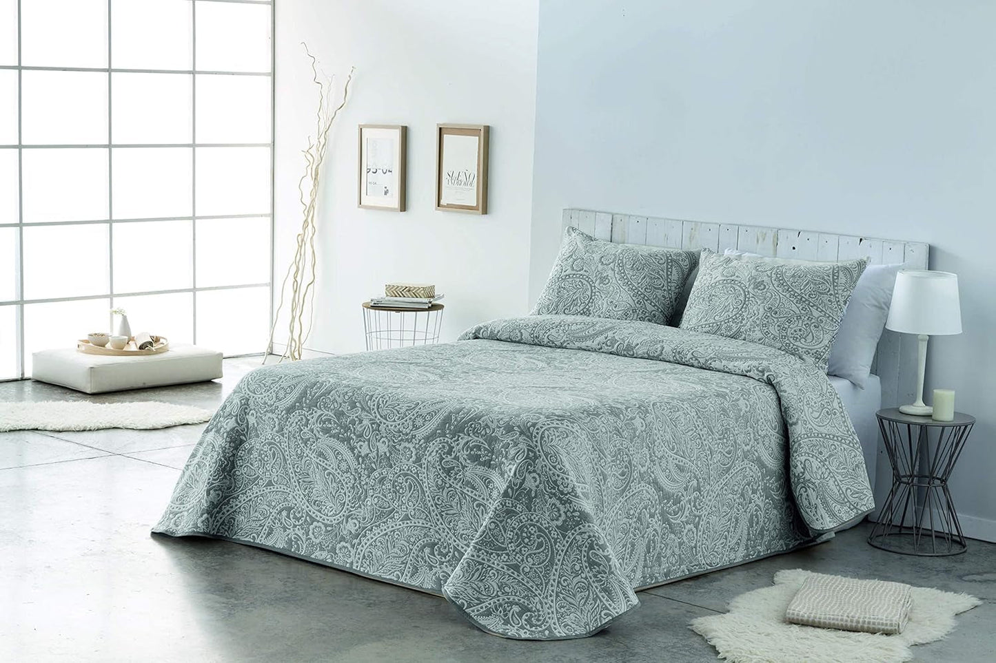 VIALMAN Lätt filt Sofia 29, Bomull Polyester, Brun, Cama 135: 230 X 270 Cm Sängar och filtar Besuche den VIALMAN-Store Grå 135X190 Cm