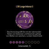 L'OR Suprême Lungo Intense 5, mild, Intensität 5/10, Nespresso* Pro-kompatibel Kaffeekapseln, 50 Kapseln