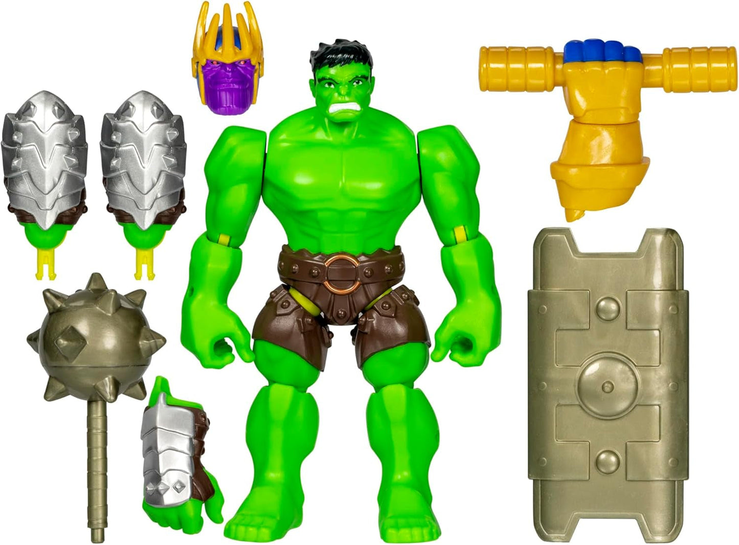 Mixmashers Marvel Captain America Avengers Mix-och-matcha actionfigurer och tillbehör Actionfigurer Naty Shop Hulk