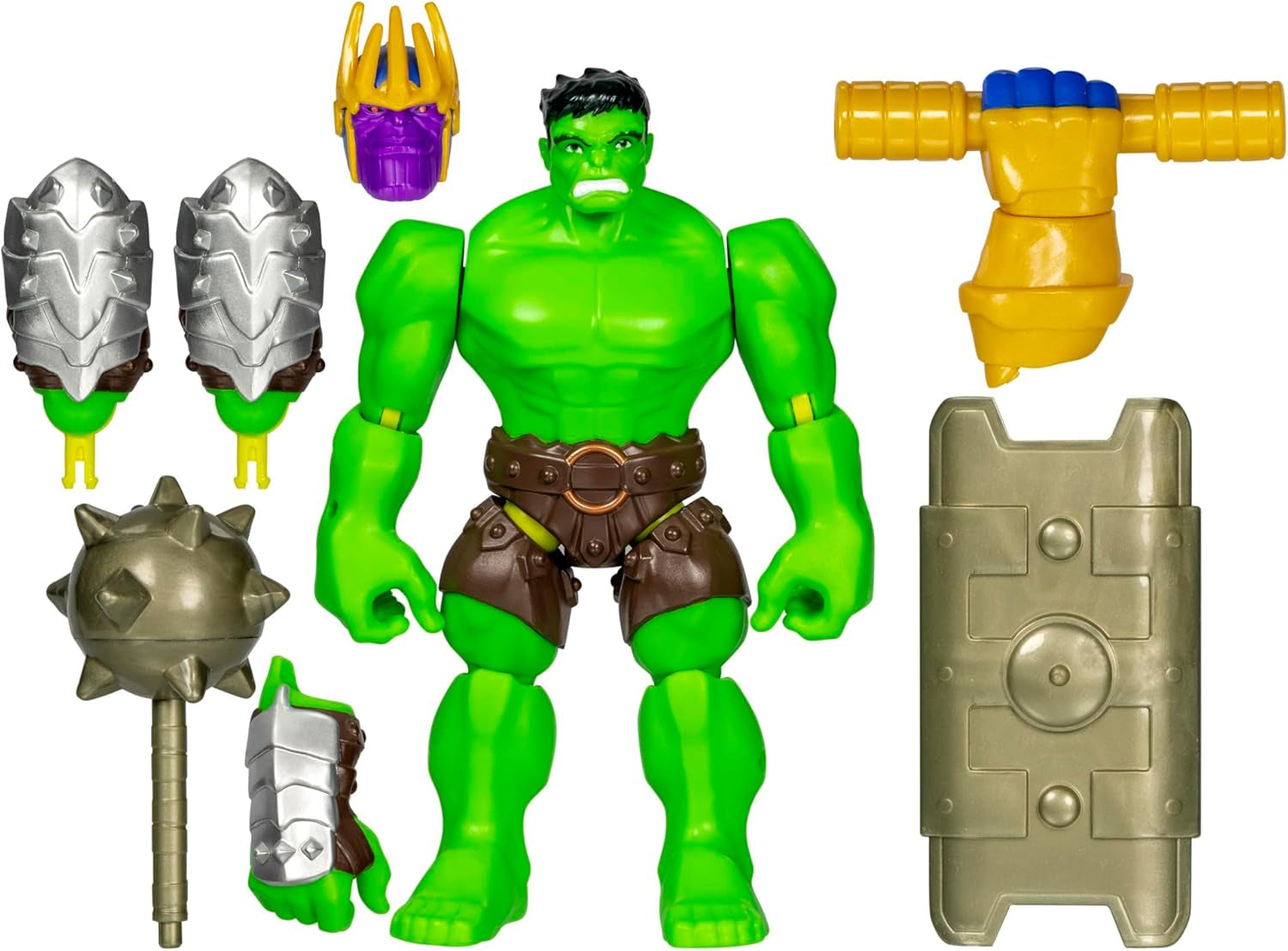 Mixmashers Marvel Captain America Avengers Mix-och-matcha actionfigurer och tillbehör Actionfigurer Naty Shop Hulk