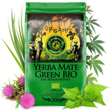BIO Organic Mate Tea ● Yerba Mate Tea med citrongräs ● 200 g färskt brasiliansk Mate Tea ● Orostat, varmluftstorkat ● Endast ekologiska ingredienser ● Lös grönt te