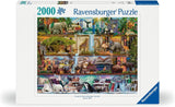 Ravensburger Puzzle 16652 - World of Large Animals - 2000-bitars pussel för vuxna och barn i åldern 14+, designat av Aimee Stewart Puzzle Naty Shop