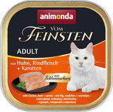 animonda Vom Feinsten Våtfoder för vuxna katter, kycklingvariant, 6 x 100 g