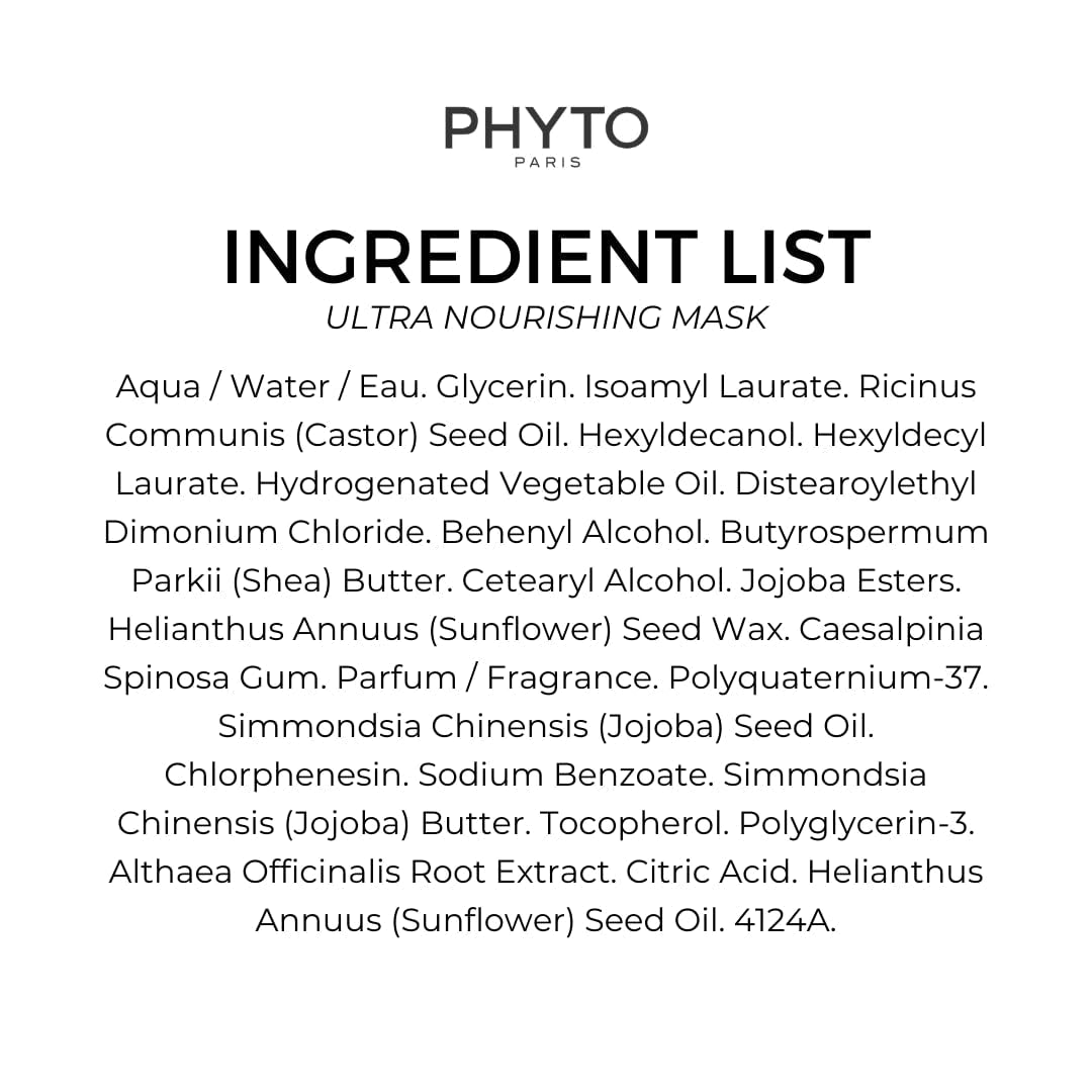 PHYTO Nourishment Ultra Nourishing Mask 200 ml Hårmask Naty Shop