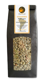 Råkaffe - Grönt kaffe Kenya, Indien, Brasilien (reducerat paket gröna kaffebönor 3x500g) - GMP-certifikat
