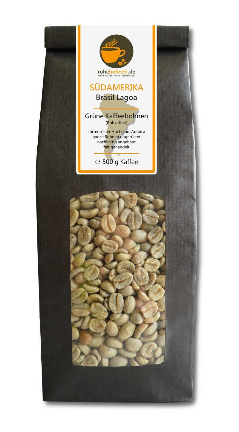 Råkaffe - Grönt kaffe Kenya, Indien, Brasilien (reducerat paket gröna kaffebönor 3x500g) - GMP-certifikat