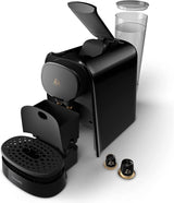 PHILIPS LM8012/60 Kapselespressomaskin - två doser, dubbel nöje, 1 eller 2 koppar, Ristretto, Espresso, Lungo eller Grand Café Long, Dubbel kapsel, äkta espressokvalitet, Piano Black