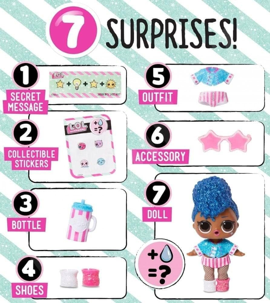 LOL Surprise Glitzer Series - Glitzer-Puppen im 12er-Pack - 80+ överraskningar med valpar, outfits, accessoarer och mer - Spielzeug mit Wasserüberraschung - Für Mädchen und Jungen ab 4 Jahren