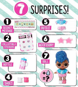 LOL Surprise Glitzer Series - Glitzer-Puppen im 12er-Pack - 80+ överraskningar med valpar, outfits, accessoarer och mer - Spielzeug mit Wasserüberraschung - Für Mädchen und Jungen ab 4 Jahren
