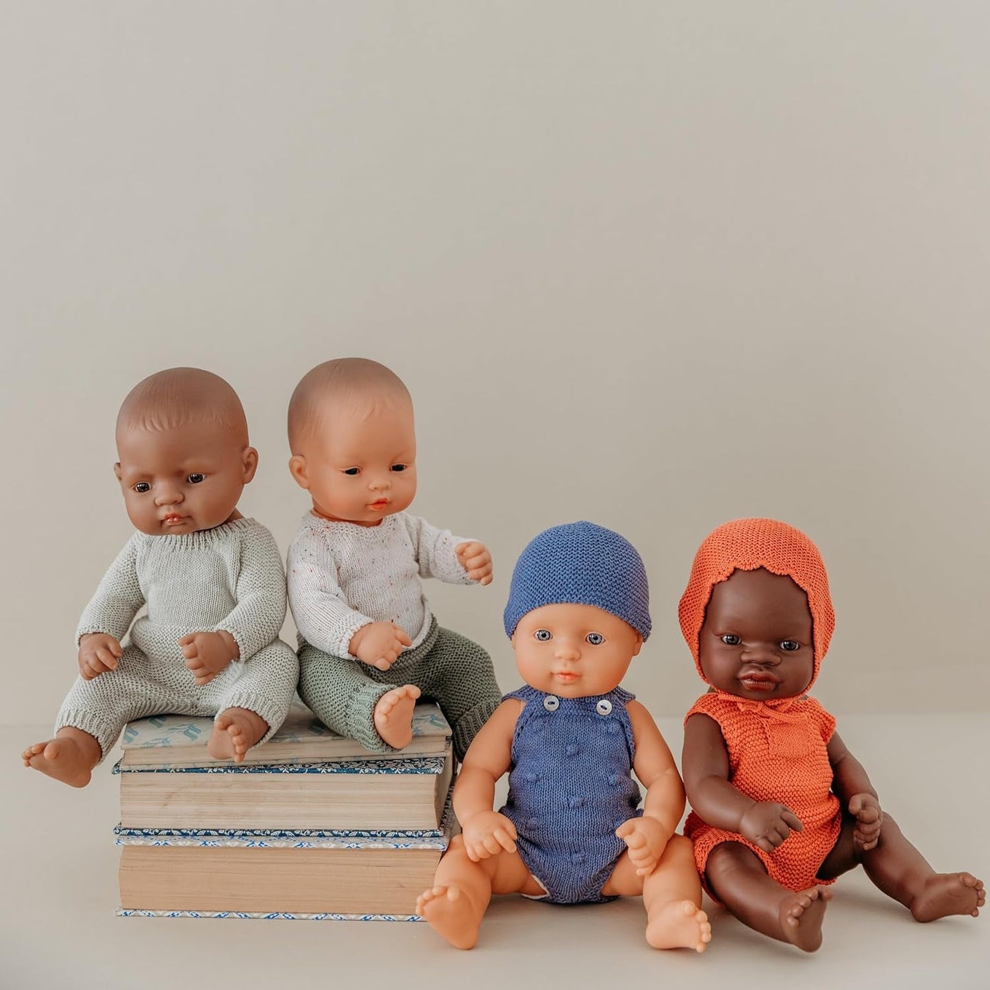 Miniland Babydocka, afrikansk pojke, 32 cm, anatomiskt korrekt