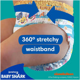 Pampers (gammal version), Splashers engångsbadshorts - Storlek 5/6 (14 kg+) - Kartong med 8 förpackningar om 10