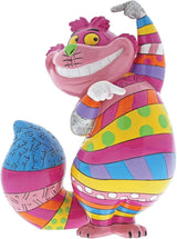 Disney Britto Collection Cheshire Cat Figurine, färgade statyetter och skulpturer Naty Shop