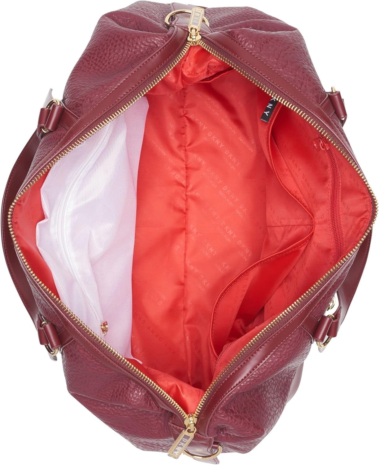 DKNY Duffel Softside Weekender Bagage, Rödvin, Vin, Duffel Softside Weekender Luggage Bagage och reseutrustning Naty Shop
