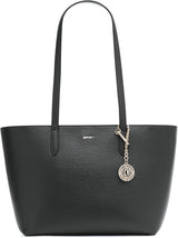 DKNY Dam Bryant Medium Leather Tote Bag Tote Bag, Svart / Guld Damväskor Naty Shop Standardtitel