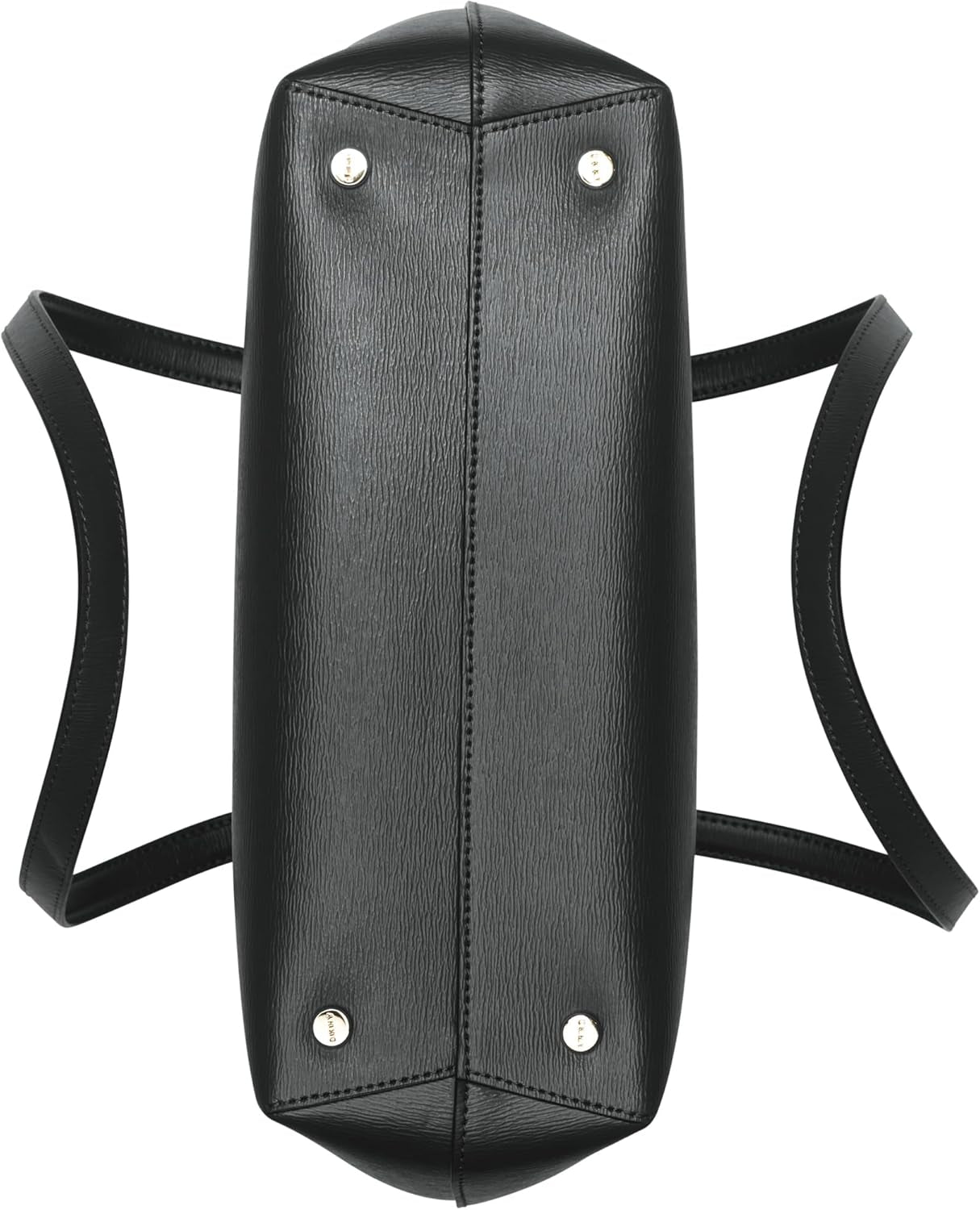 DKNY Dam Bryant Medium Leather Tote Bag Tote Bag, Svart / Guld Damväskor Naty Shop