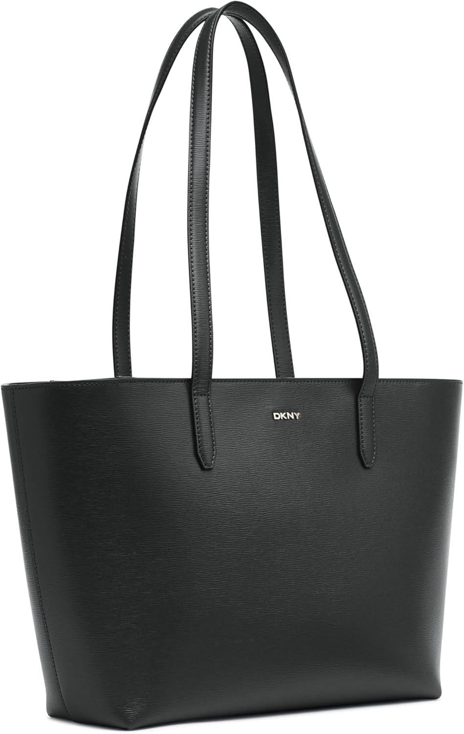 DKNY Dam Bryant Medium Leather Tote Bag Tote Bag, Svart / Guld Damväskor Naty Shop