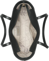 DKNY Dam Bryant Medium Leather Tote Bag Tote Bag, Svart / Guld Damväskor Naty Shop