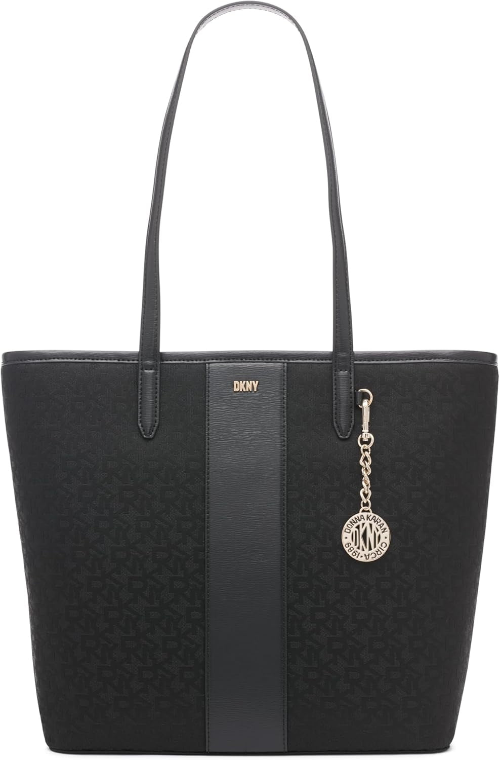 DKNY Dam R31AFR73-XLB-1 Tote, Svart Logotyp / Svarta Damväskor Naty Shop Standardtitel