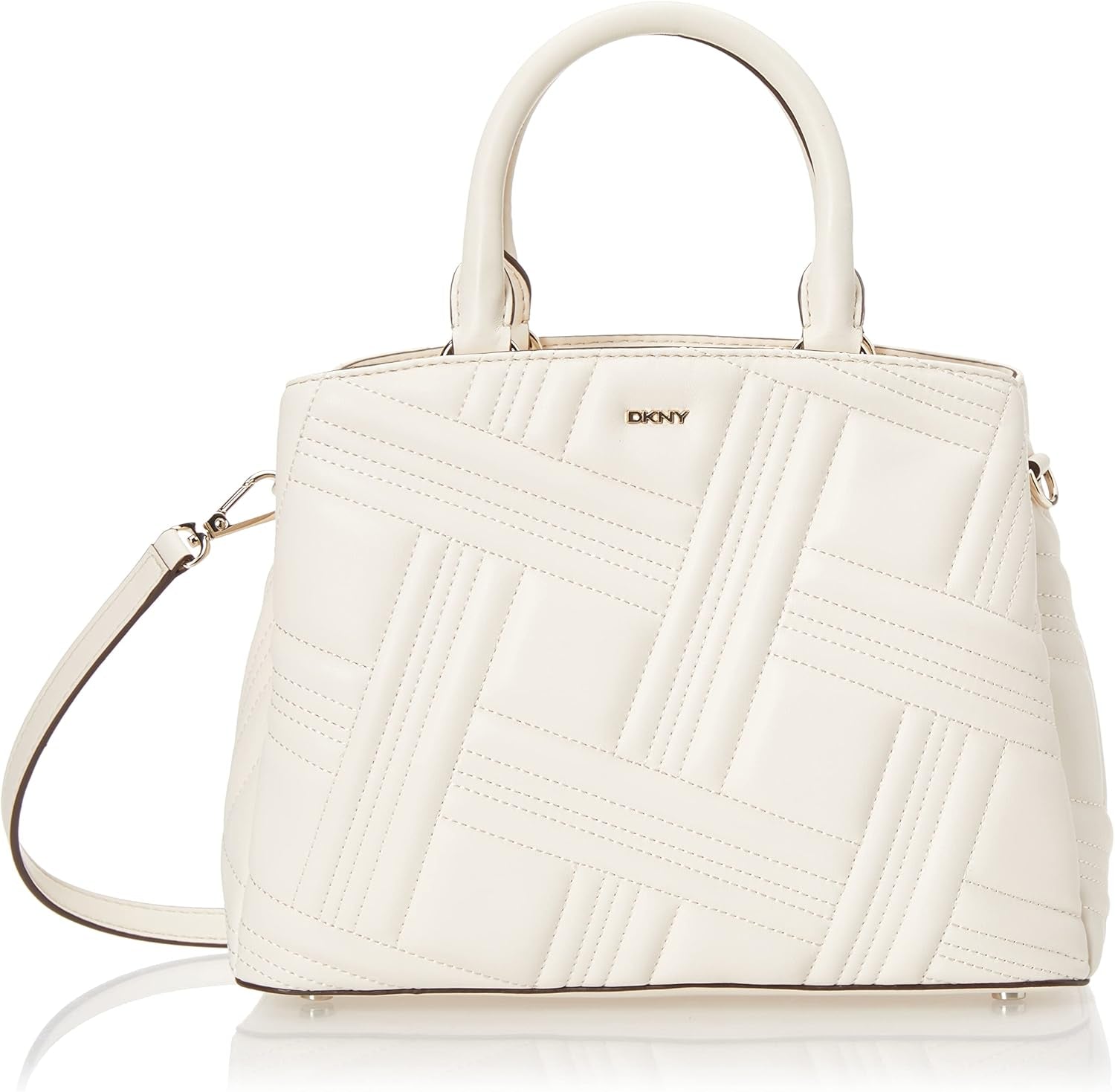 DKNY Medium Satchel Väskor Dam Naty Shop Ivory En storlek passar alla