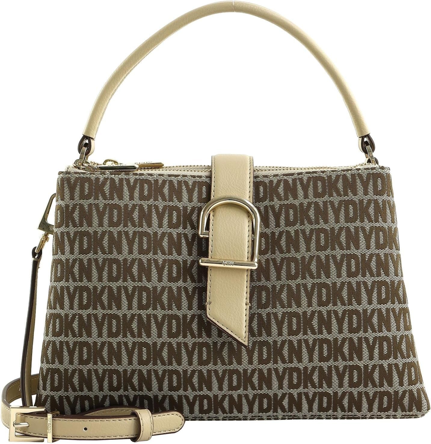 DKNY Damväska Vardagsväska Satchel Damväskor Naty Shop Chino/ ljus khaki