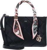 DKNY Vardagsväska för kvinnor Satchel Damväskor Naty Shop Svart / Guld