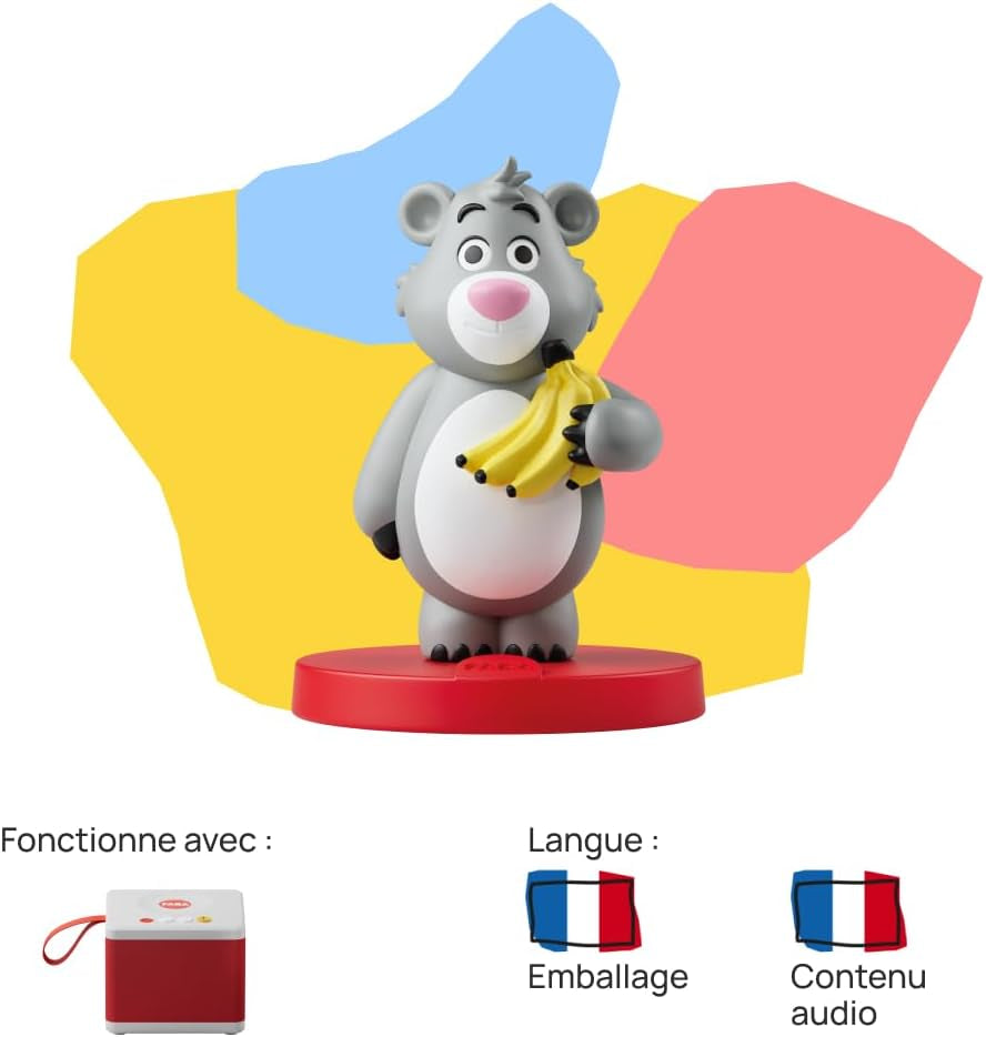 Figur med ljud, Djungelboken och en annan berättelse... - Fransk version - Barn 4-6+ - Sagor och ljudberättelser - Leksaker, pedagogiskt innehåll Leksaker Bebe Naty Shop