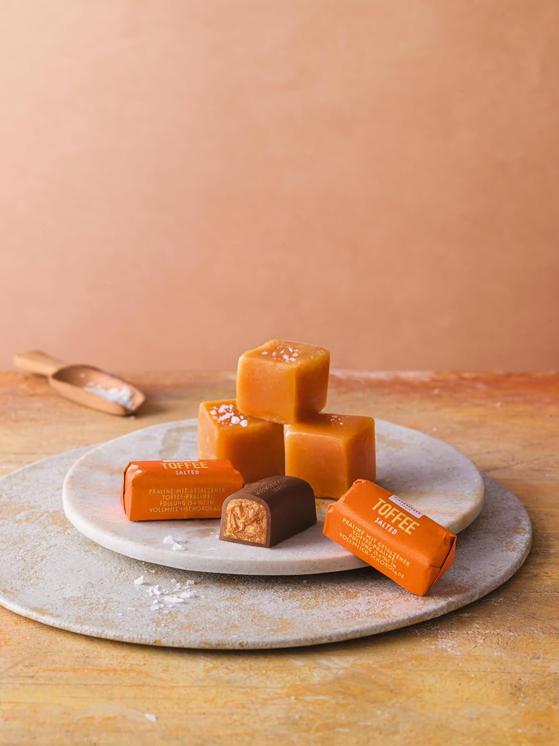 Klassiska Niederegger-praliner "Saltad kola" 100g