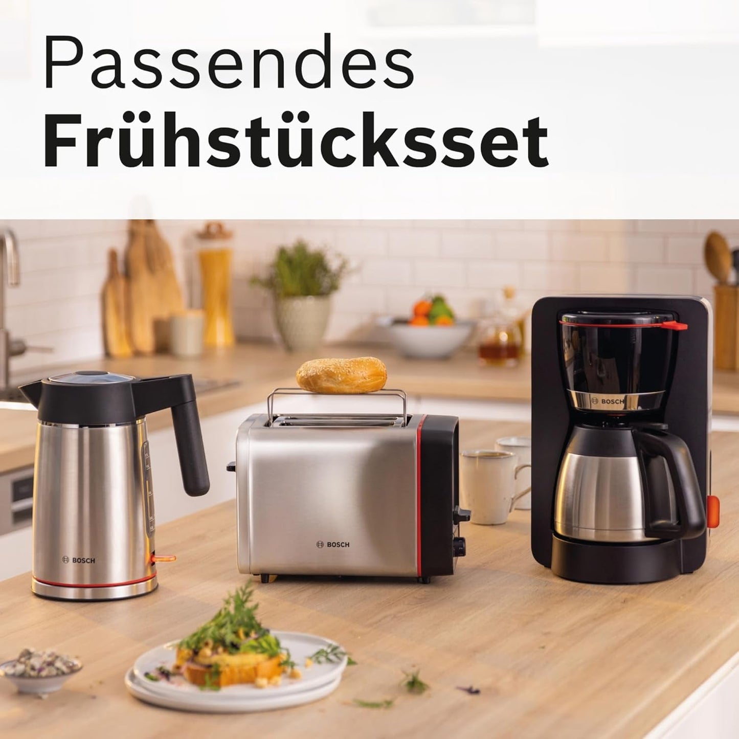 Bosch MyMoment TKA6M273 Filter Espressomaskin, 1L termokanna, 8-12 koppar, Anti-droppsystem, Roterande filterhållare, Avkalkningsprogram, Avtagbar vattentank, 1200 Watt, Mattsvart
