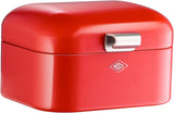 Wesco 235 001 Mini Grandy brödkorg 17 x 18 x 12 cm (L/B/H) rosa, rostfritt stål Matförvaringslådor Naty Shop Red