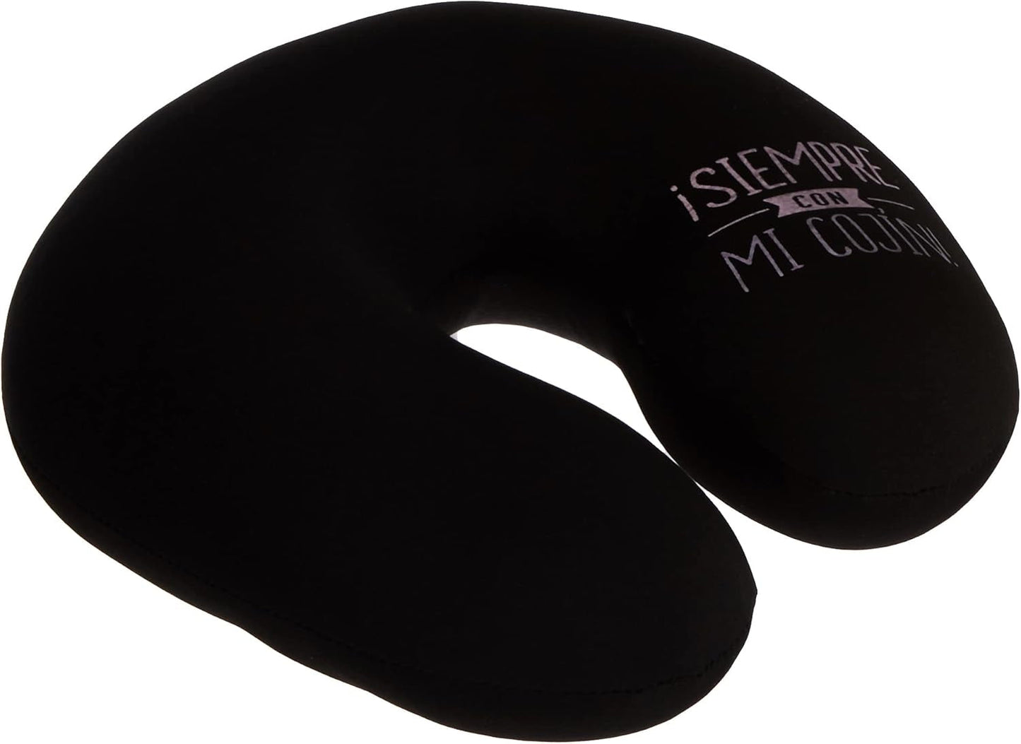 LAG VO1126- Almohada De Viaje, 26 Cm, Färg Rosa, Negro Y Azul Flerfärgad One Size Resekuddar Naty Shop