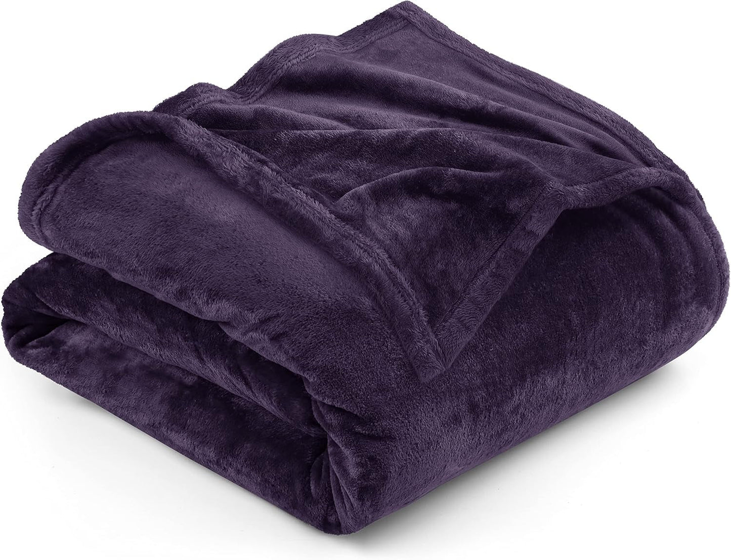 Utopia Sängkläder Kuschelige Fleecedecke [228X228 Cm, Grå] Weiche, Leichte, Warme Flauschige Decke Kuschelige och Atmungsaktiva Decken Für Bett Soffa Soffa