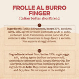 Frolle Al Burro Fingers. Biscotti traditionellt tillagad Come Una Volta. Ideal Come Fine Pasto Goloso, Ma Anche Da Abbinare Al the O Al Caffè. Förpackning Ja 150 G