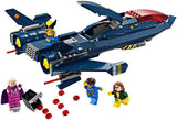 LEGO Marvel X-Jet X-Men Building Model Plane med figurer inklusive Wolverine och Rogue Superhero Toy för barn Present för pojkar och flickor 8 år gamla 76281 Byggset Beuche den LEGO-Store