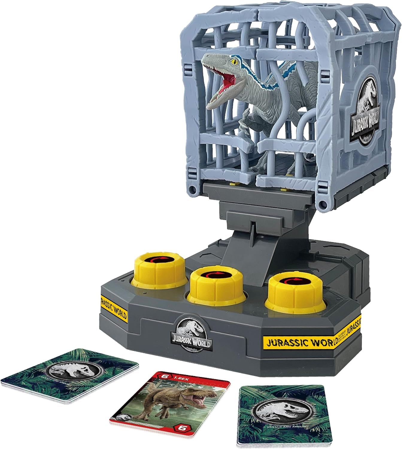 EPOCH-spel, Jurassic World - Cage Breaker, 7523, Dinosaur Toy, Brädspel för barn från 4 år och uppåt