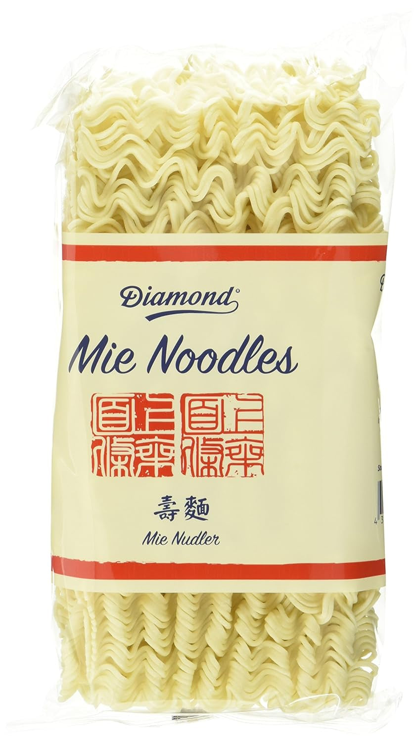 DIAMOND Mie Nudlar, vetenudlar utan ägg, snabbt och enkelt att tillaga, vegetariskt - 8 x 250 g