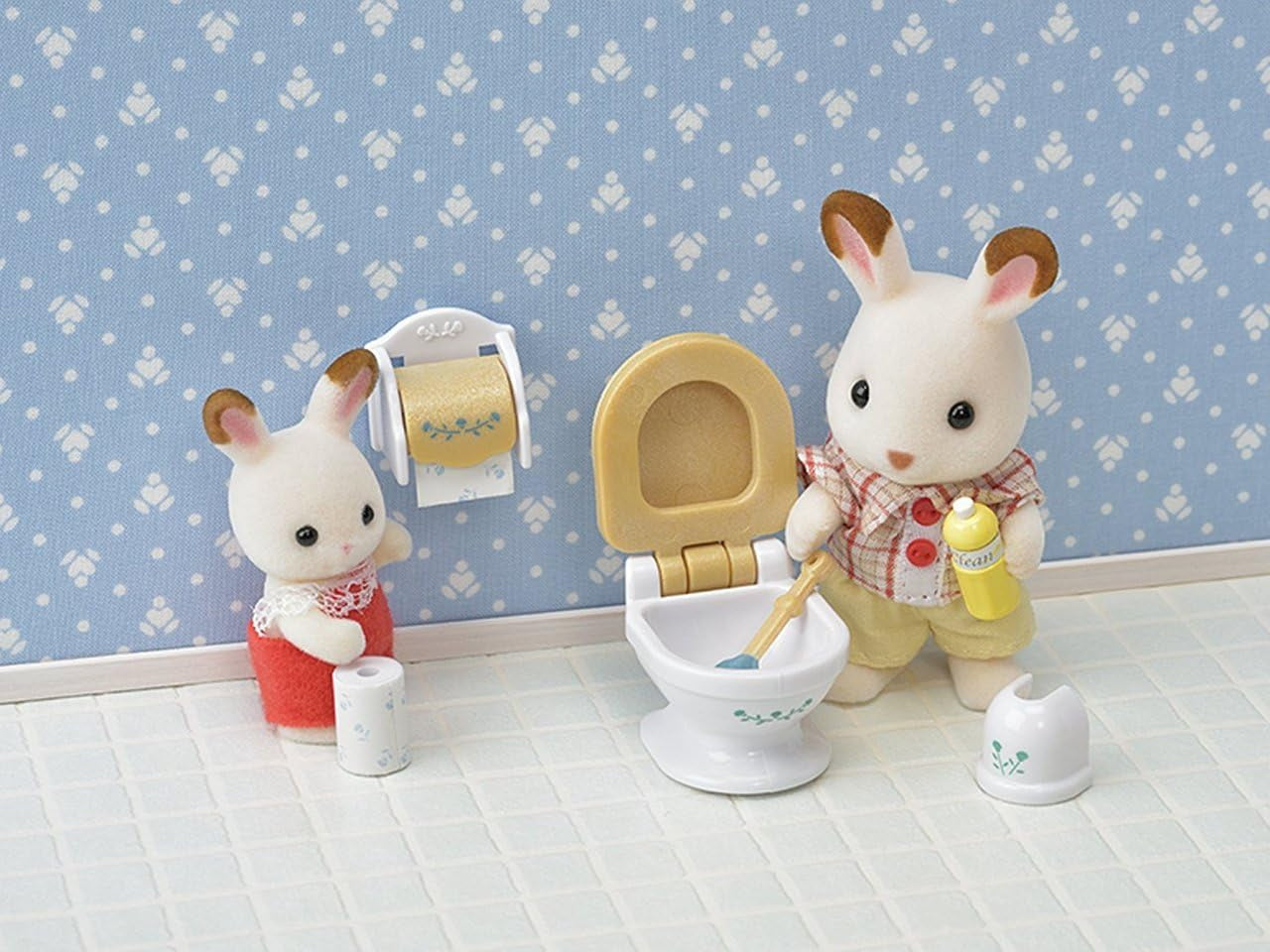 Sylvanian Families 5286 Rustikt badrum - Dockhusmöbler
