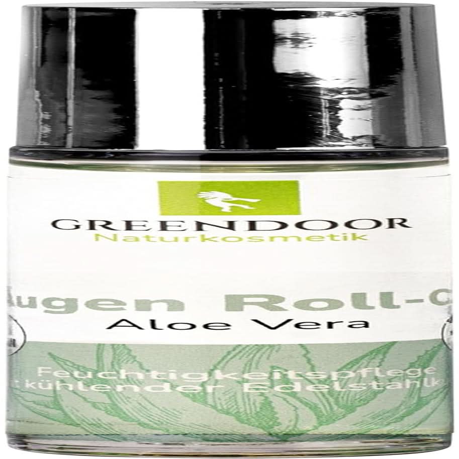 GREENDOOR Eye Roll-On Aloe Vera, naturligt ögonserum mot rynkor, 10 ml Cosmetics and Beauty Naty Shop