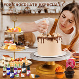 Fettlöslig choklad matfärgning - 12 färger oljebaserad matfärg för fondant, tårtdekorering, bakning - flytande matfärg för kakaosmör, smörkräm, kakor - 10 ml styck