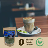 Zerocal - 1:1 (Erythritol + Stevia) 100 Sticks Je 3 G | Idealisk för sötning av kaffe, te och andra drycker Gleiche Süßkraft Von Zucker | Glutenfri, Vegan, GMO-fri | Kalorien Und GI = 0 Sweeteners Naty Shop